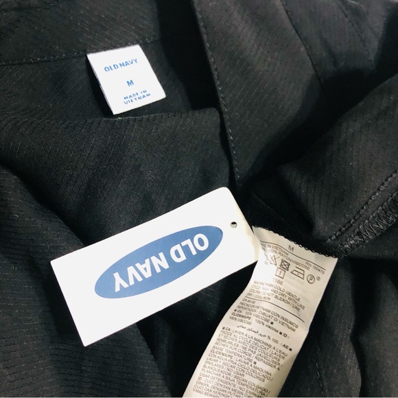 Old Navy Black Button Down Shirt Dress Shirt Collar long Sleeves black.M - Picture 4 of 4